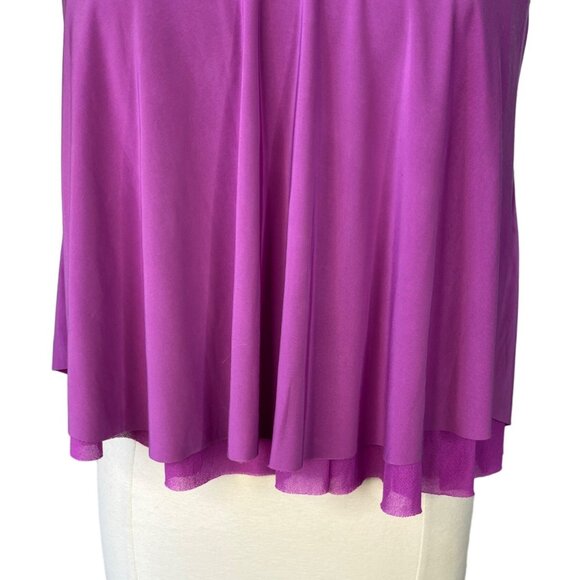 Express Shirt Blouse Womens Small Pink Double Vneck New - Picture 4 of 8